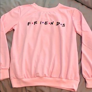 Brand New Light Pink Friends Sweater